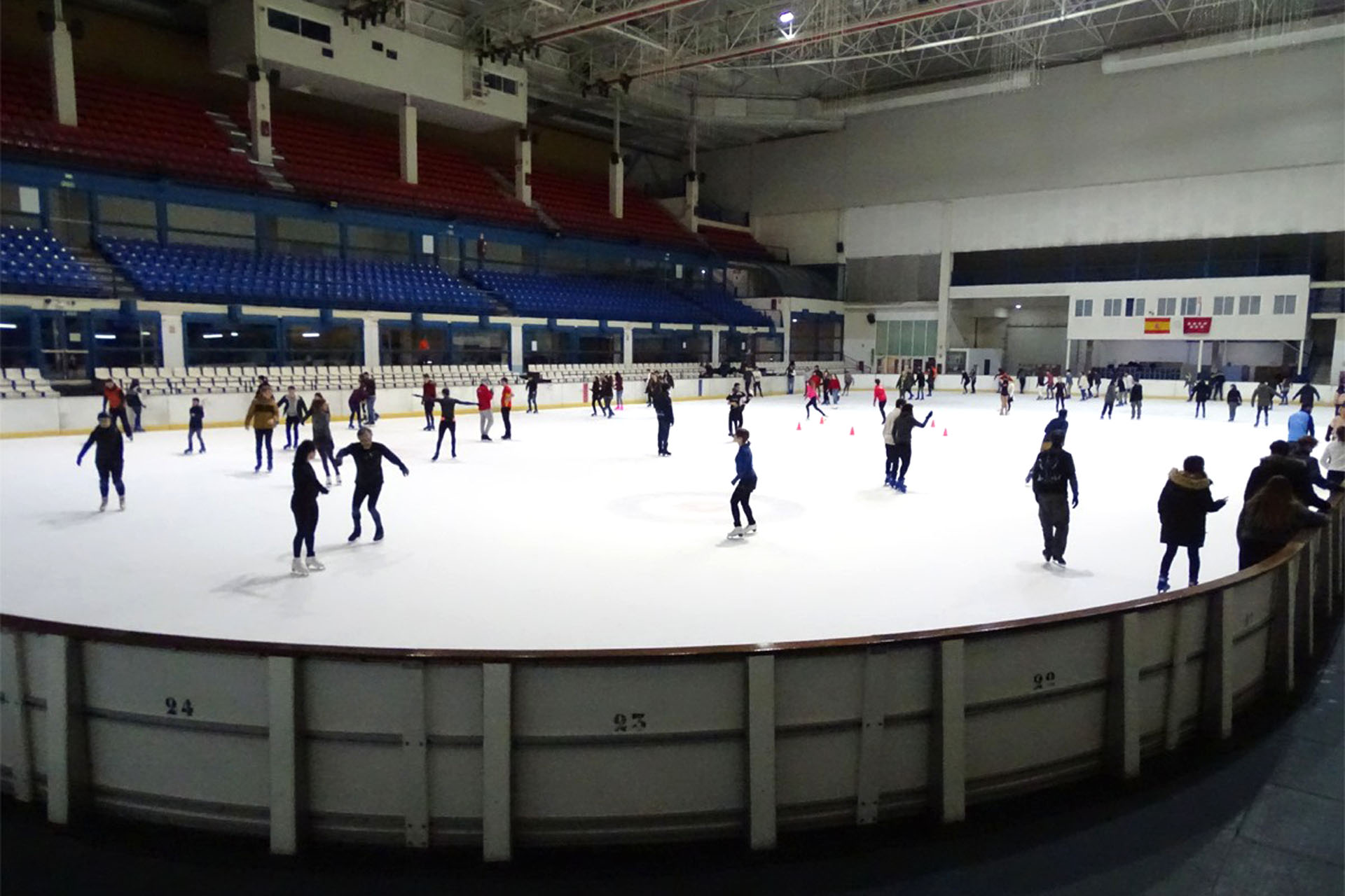 Pistas de hielo en Madrid
