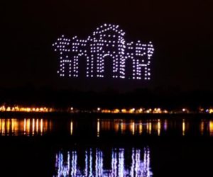 UMILES en Madrid, espectáculo de drones